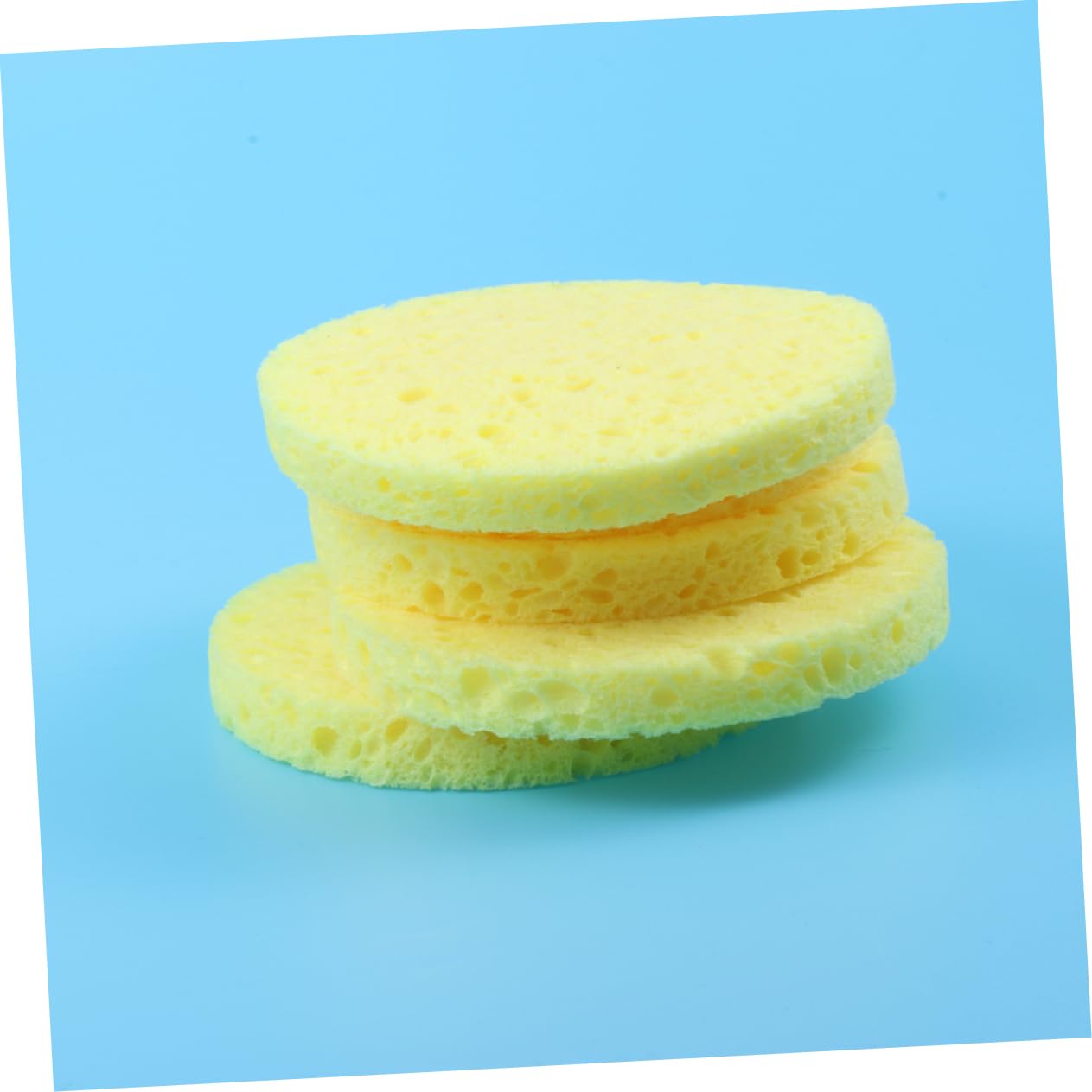 Healvian 36pezzi Spugne Naturali Spesse Per Lavaggio Viso Puff Cosmetico Per Pulizia e Rimozione Makeup Strumenti Per La Della Confezione Con Sacchetto Trasparente Opp