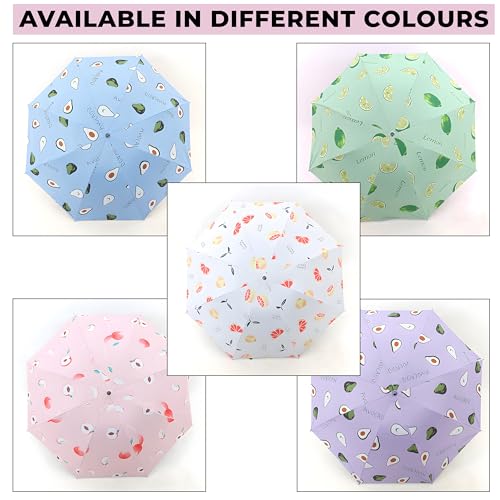 Image of Kraptick Printed Travel Umbrella for Rain, UV, Wind Proof, Water-Proof Umbrella for Men /Women /Boys /Girls /Kids (UMBR-02)
