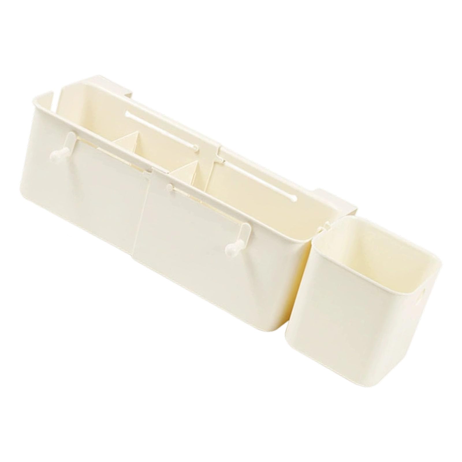 Hsioluted Bed Storage Solution Space Efficient Hanging Basket Adjustable Design PP Construction Bedsides Organizers Space Saving Bedsides Rack