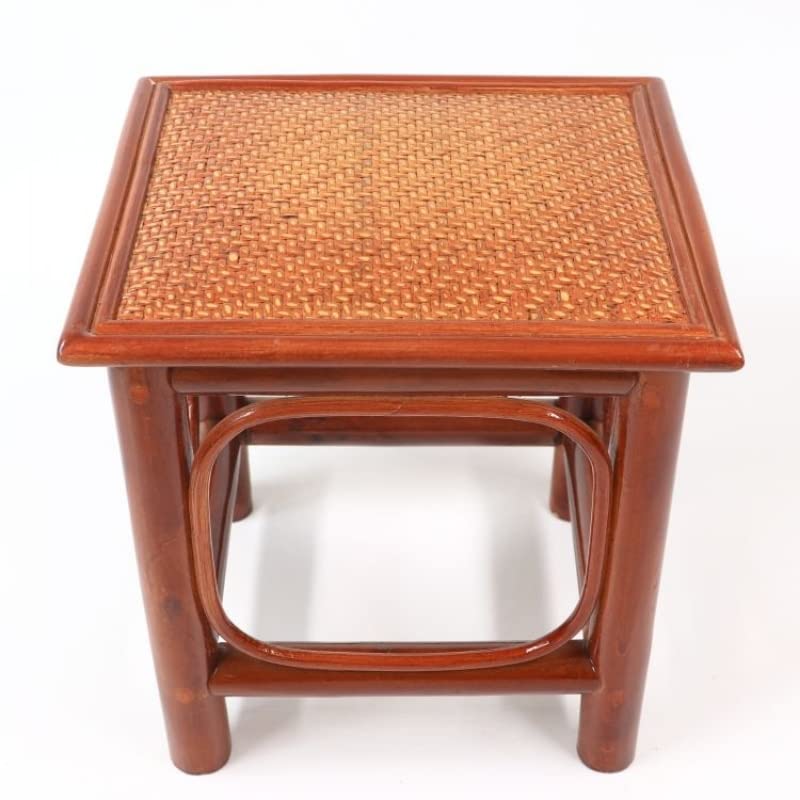 Tabouret en rotin et bois de qualité supérieure, finition Style B - 7