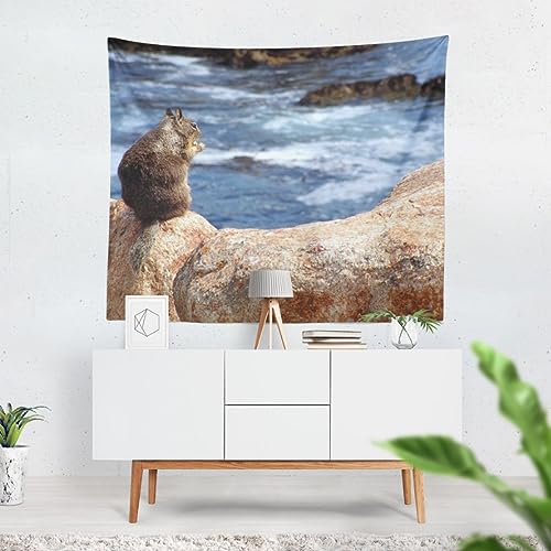 CEVAN Tapisserie Rouleau Tenture Murale Indie Pin Tapisserie Murales Papier Peint Chambre Tenture De Salle Bleu Décoration Murale Tissu Imprimé 200x200 cm