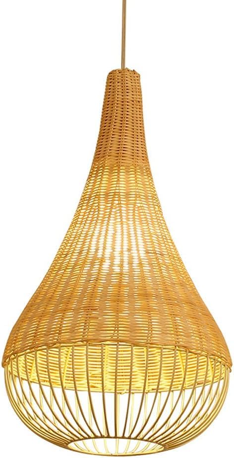 Lustre en rotin suspendu pour salle à manger et salon ambiance bohème chic