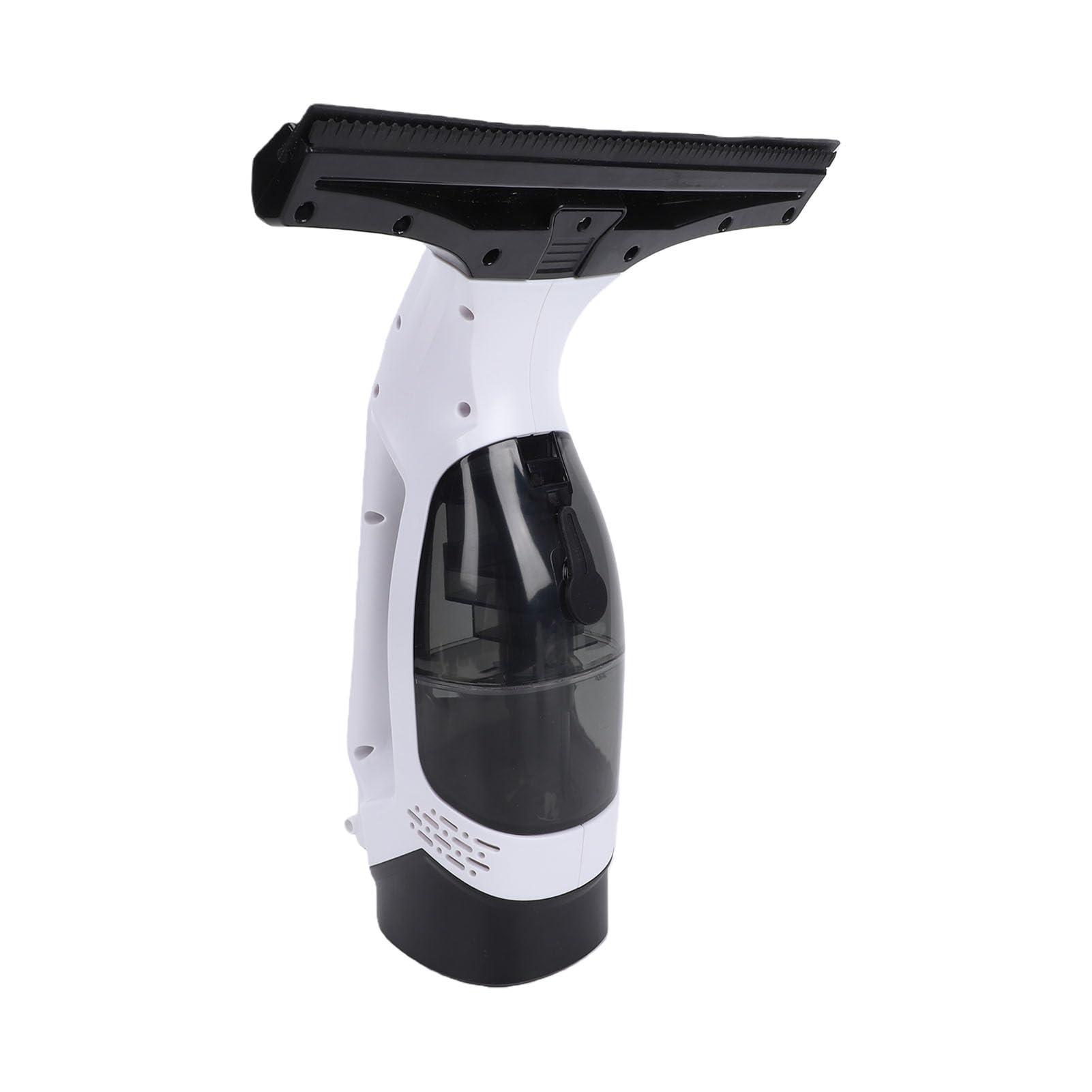 SIXRUN Aspiradora de Ventanas Inalámbrica, Lavadora de Ventanas de Mano de Plástico con Fuerte Succión, Tanque de Agua de 150 Ml, Carga Rápida Tipo C, para Espejos de Vidrio, Puertas de Ducha,