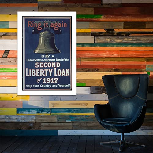 Second Liberty Loan estampe de collection Spiffing Prints impression mate extra large