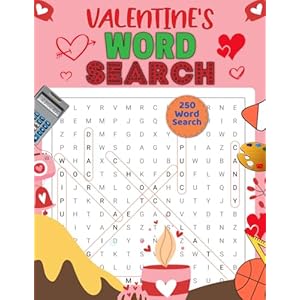 Valentine’s Word Search Paperback – December 23, 2024