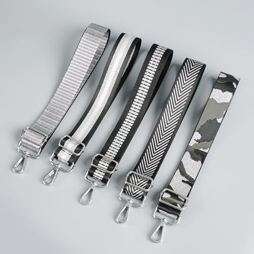 Image of chushui Silver Hardware Purse Strap,Replacement Crossbody Adjustable Shoulder Strap for Handbag Bag