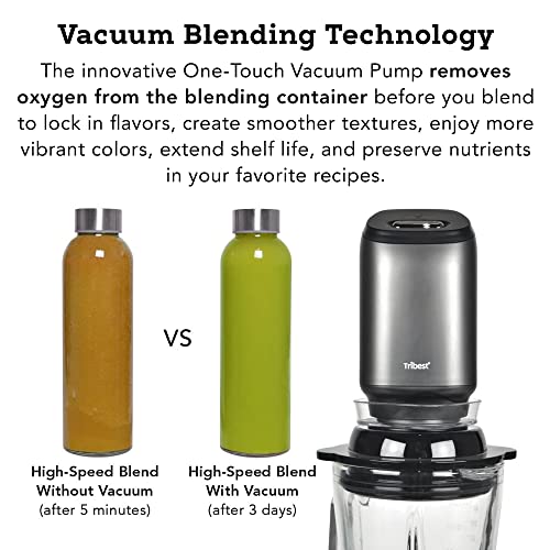 Tribest Glass Personal Vacuum Blender Pbg-5001-A Antioxidation Vacuum Blender #TOP2