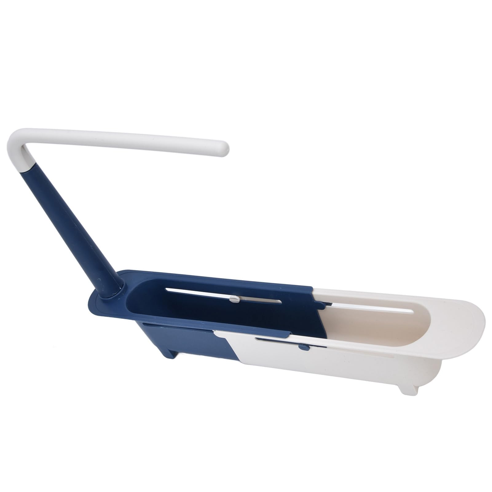 Organisateur Évier Extensible - Caddy Éponge Cuisine Grande Capacité Noir - Avec Barre Serviette & Drainage