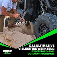 Rhino USA Klappspaten mit Hacke - Feldspaten Survival Camping Schaufel – Ansicht 7
