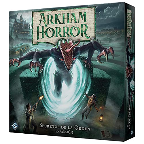 Fantasy Flight Games | Arkham Horror: Secretos de la Orden | Expansión | Juego Cooperativo de Investigación y Terror | A Partir de 14 Años | De 1 a 6 Jugadores | 2-3 Horas por Partida | Español