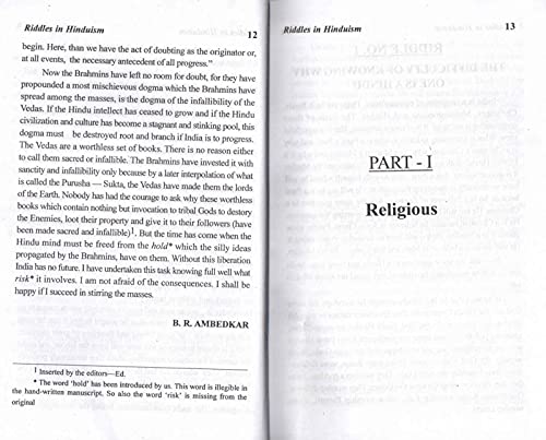 Image of Dr. Ambedkar's Riddles in Hinduism