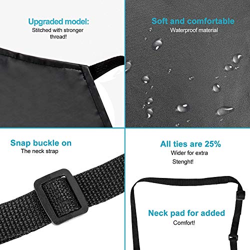 image for Gotega 2 Pack Waterproof Rubber Vinyl Apron 40