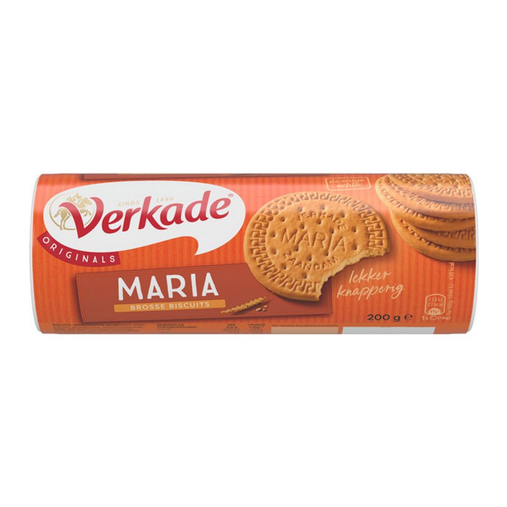 Verkade Biscuits | Maria Biscuits | Verkade Cookies | Biscuits Hollandais | 6 Pack | 1200 Gramme Total