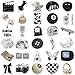 Aesthetic Stickers Black and White Sticker Pack 60PCS, Y2K Sticker for Laptop Decals Eikecy Vinyl Waterproof Retro Vintage Stickers for Adults Teens