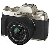 Fujifilm X-T200 Mirrorless Digital Camera w/XC15-45mm Kit - Champagne Gold