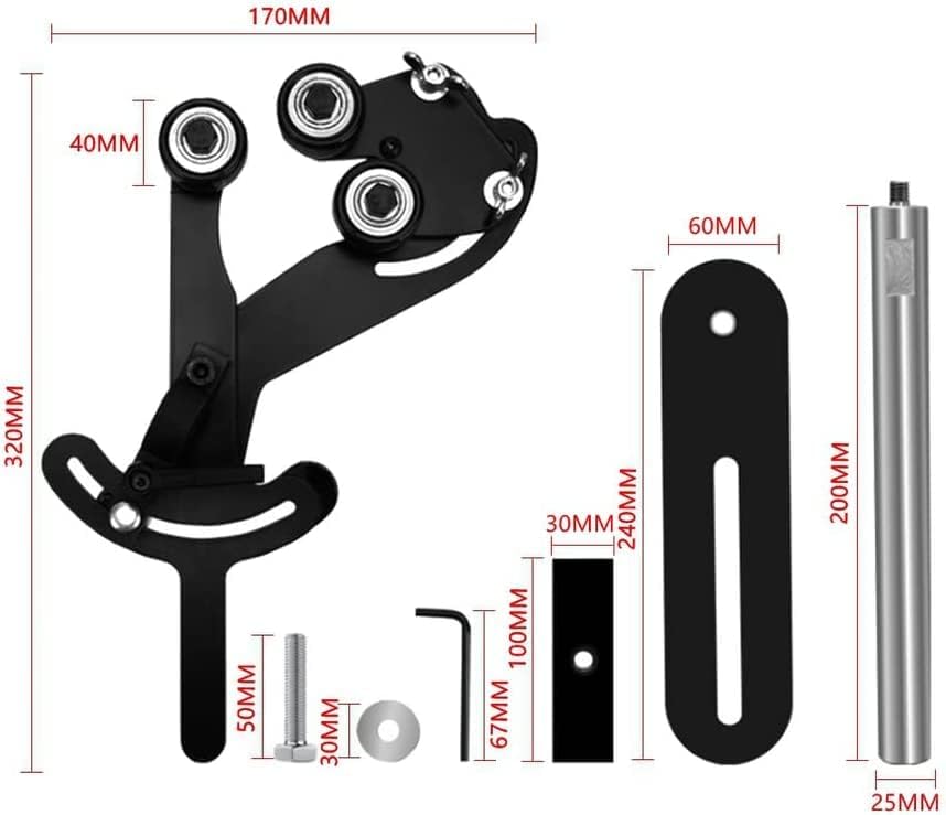 Miniatura 3 de NAGU Reposo constante del torno de madera para carpintería, eje del marco del centro del torno del estabilizador del torno