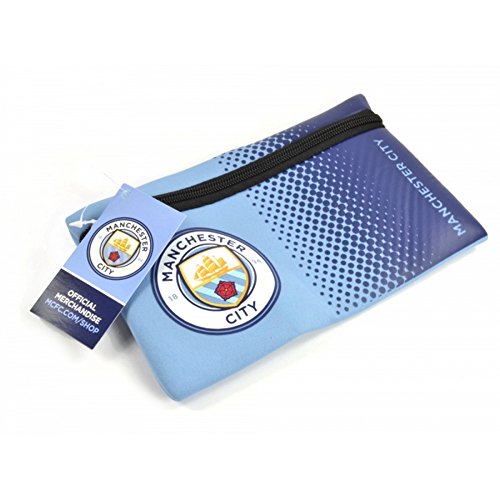Manchester City FC Official Soccer Fade Design Pencil Case (One Size) (Light Blue/Blue)
