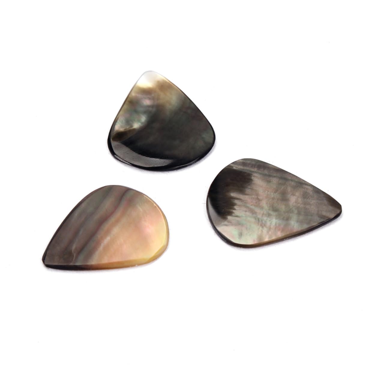 ibasenice 9piezas Púas De Guitarra De Concha Natural Tones Selección De Púas Para Guitarras Ukeleles y Sonido Auténtico y