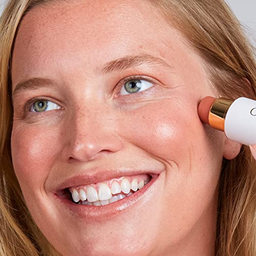 Ogee Sculpted Face Stick (Topaz - Matte Rosy Peach) Certified Organic Face Makeup - Multi-Use Cream Blush & Highlighter #TOP3