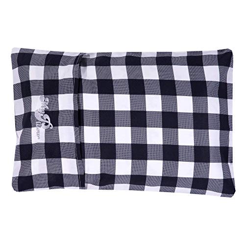 Mypillow Roll & Goanywhere Pillow (Black Checkered) #TOP29