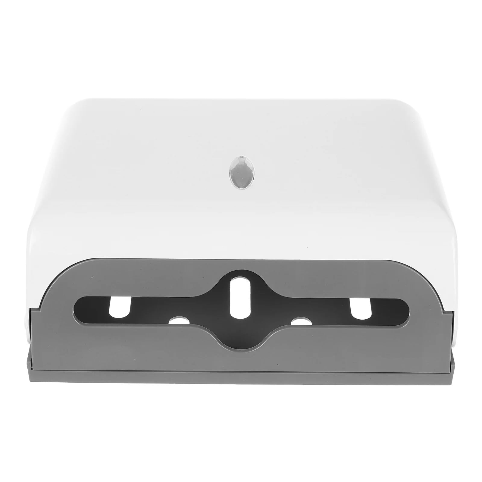 Wall Mounted Tissue Box Kitchen Paper Box Dispenser Boxes Of Tissues Commercial Towel Carton Wall Mounted Tissue Box(White)