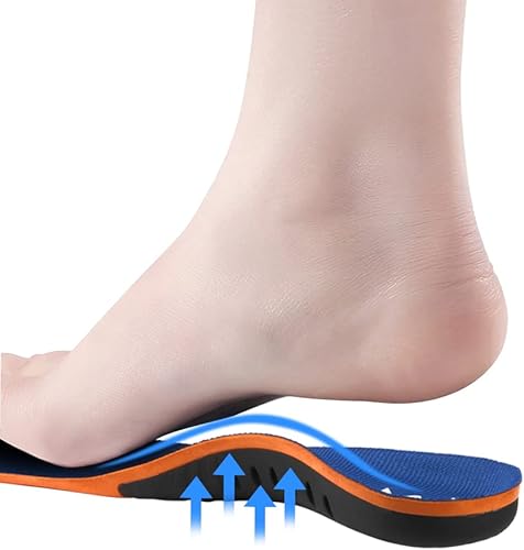 Miniatura 8 de SECOTAN Plantillas ortopédicas para aliviar el dolor, fascitis plantar, plantillas de soporte para el arco para el máximo apoyo, absorción de