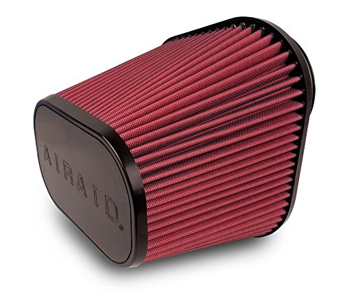 Airaid 721-478 Universal Clamp-On Air Filter: Unique; 4.25 Inch (108 mm) Flange ID; 7.5 Inch (191 mm) Height; 10.813 Inch (275 mm) Base; 7.938 Inch (202 mm) Top