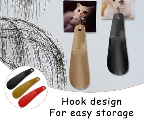 DreamAug 6-Pack Mini Shoe Horns &ndash; 6.2" Small Plastic Shoe Horn Set for Men, Women & Kids, Portable Shoe Helpers for Boots, Heels, Sneakers & Travel Use