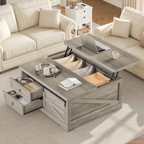 Itaar 39.4'' Lift Top Coffee Table with Storage,...