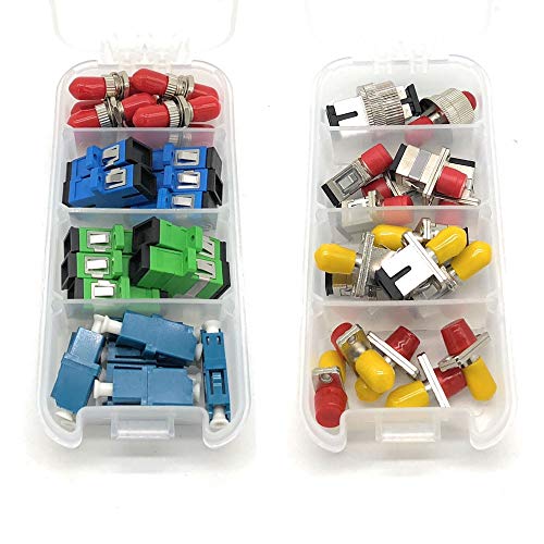 Fibershack - Fiber Optic Coupler Kit & Fiber Optic Adapter And Attenuator Kit Bundle #TOP25