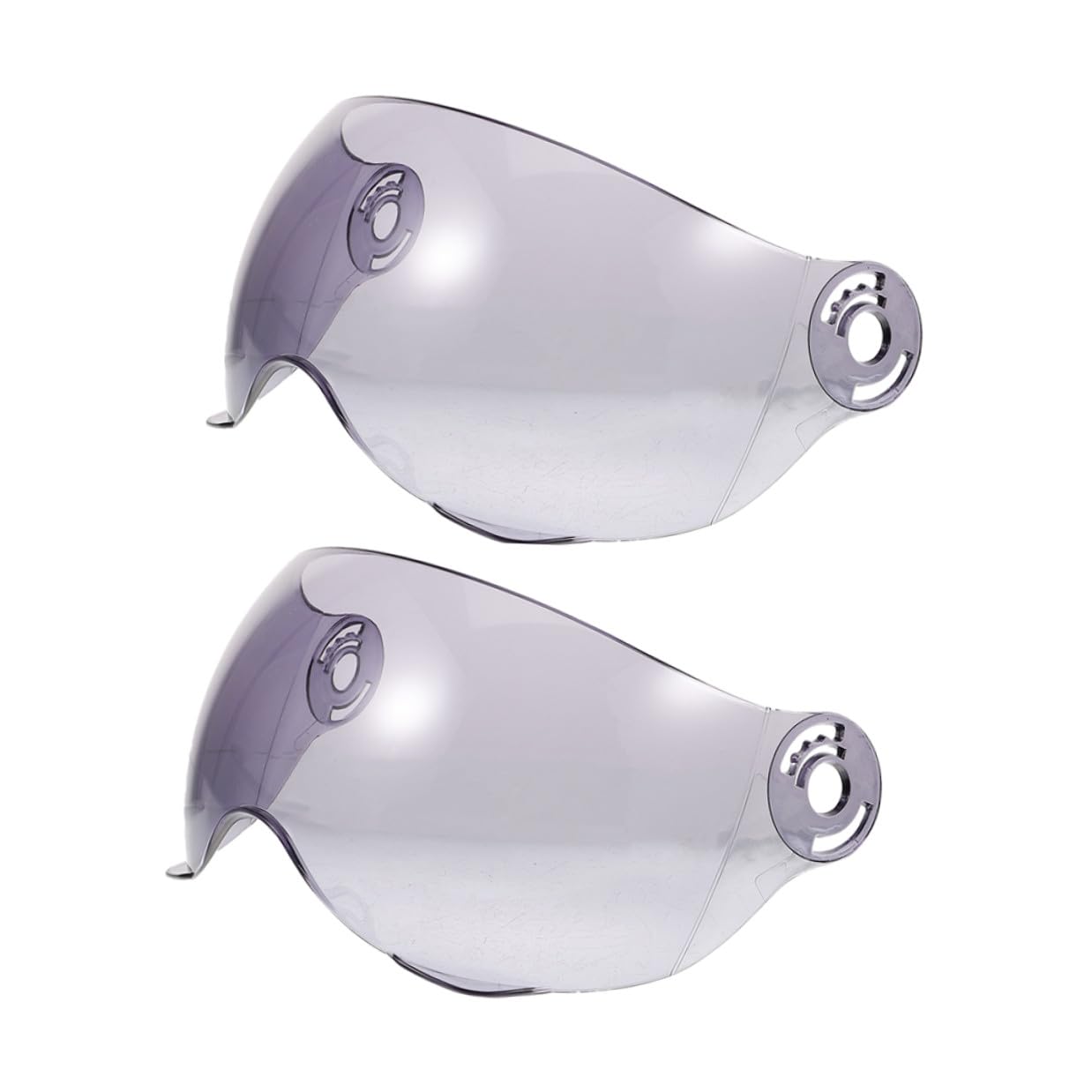 Écran casque moto anti-rayures : 2 visières de protection UV faciles à installer sur jet - 8