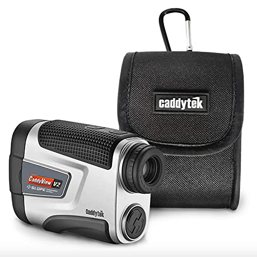 Caddytek Golf Laser Rangefinder Caddyview V2 with Slope Review Golf Bee