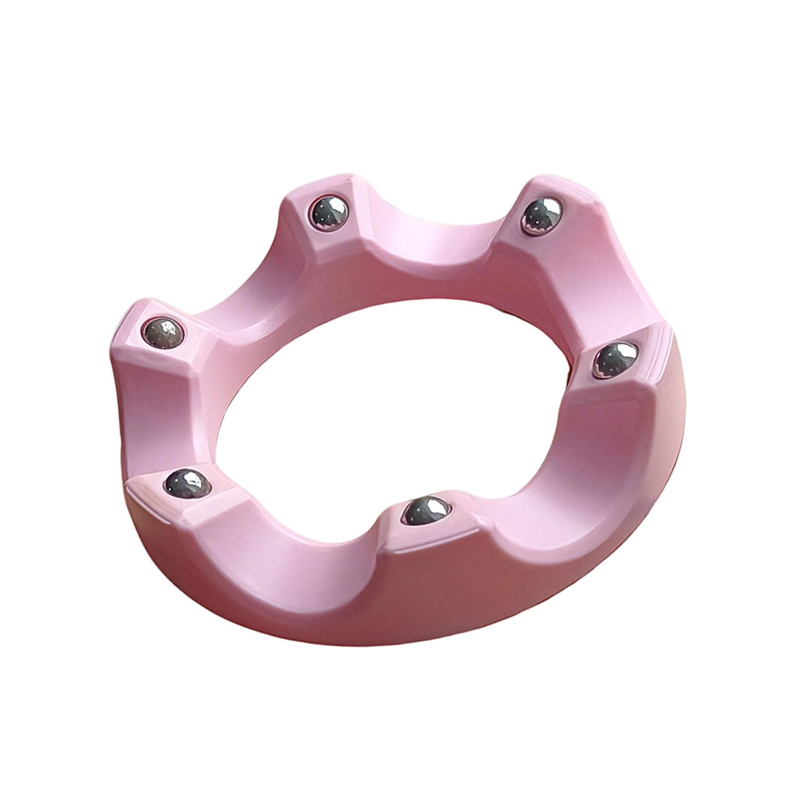 QIAOLIDA Bowling Ball Rotators Stand 360 Degrees Smooth Rotating Spinner With 6 Steel Ball for Surfaces Sanding