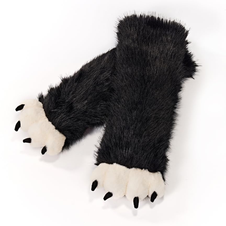 Image of ooohyeah Women's Fuzzy Animal Warm Slipper Socks, Cute Funny Cozy Non-Slip House Socks for Women, Size 5-10