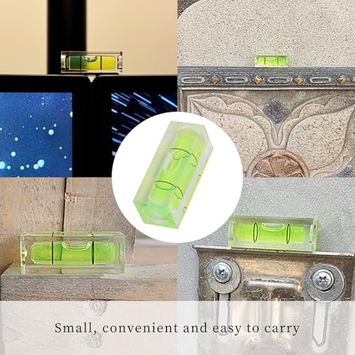 5 Stücke Mini Wasserwaage,15 × 15 × 40 Mm Libelle Wasserwaage,Kleine Wasserwaage,Wasserwaage Klein,Wasserwaage Für Möbel, Stative, Camping, Kameras, Wohnmobi