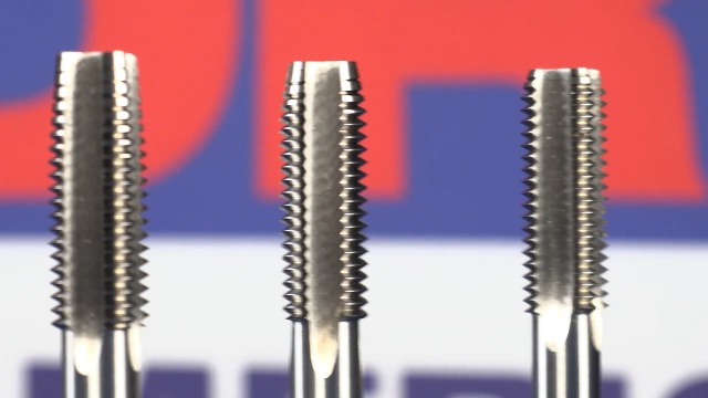 Image of Drill America m10 X 1.5 Tap and Die Kit, HSS Plug Tap and 1 inch OD HSS Round Die, POUT Series