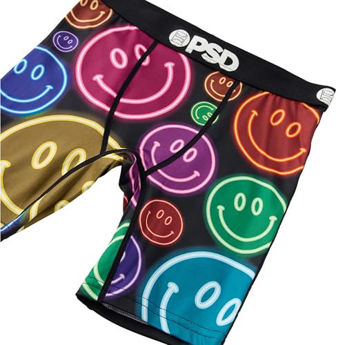 Image of PSD Underwear Youth Boys Boxer Briefs - Smiley Print, Comfortable Active Underwear for Boys, Boys Underwear Packs & Singles