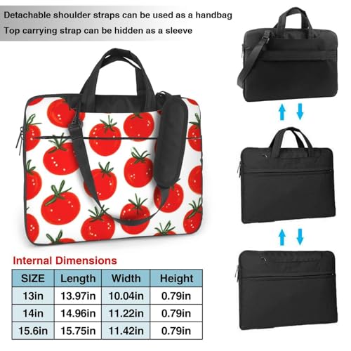 Maletín rojo para laptop 15.6 pulgadas impermeable miniatura 3