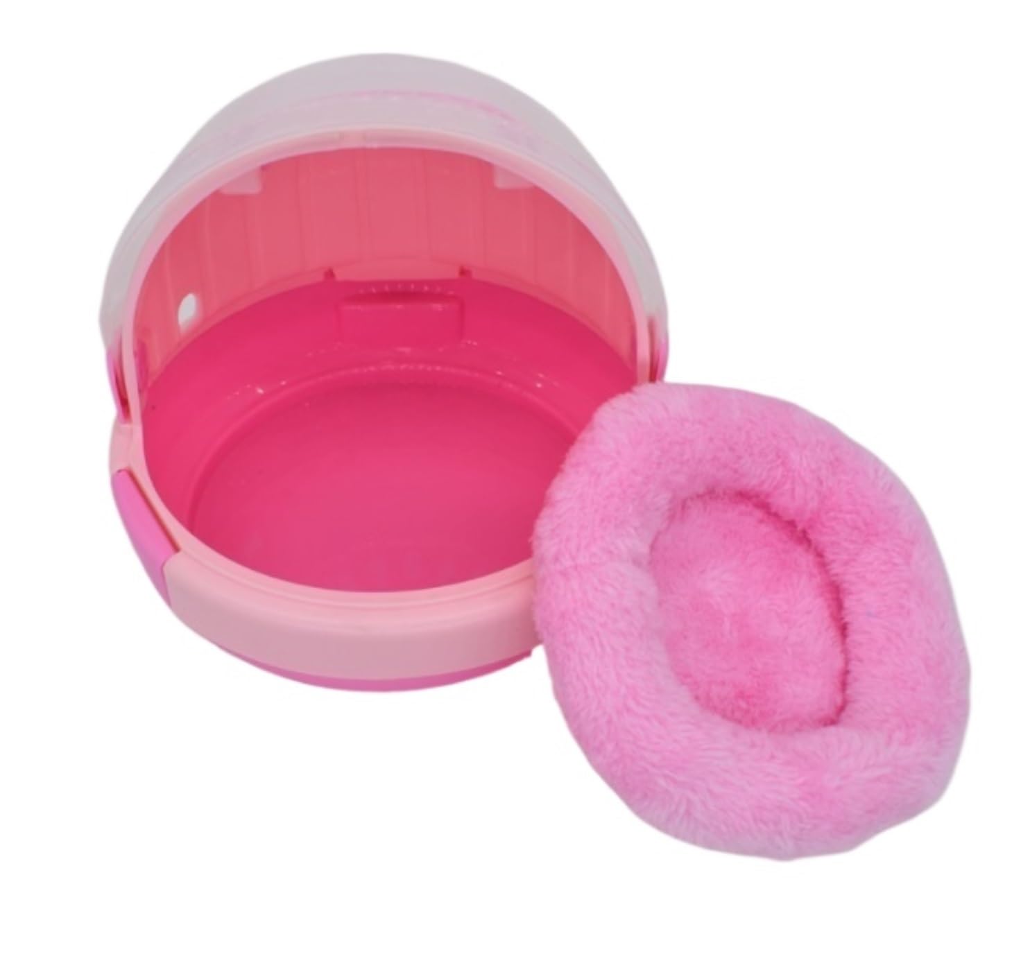 Gabbia per uccelli Gabbia Canarini Gabbia Per Trasportini Per Uccelli Con Manico Valigia Da Viaggio Portatile Per Pappagalli Leggera Per Animali Domestici Trasparente Voliera Robusta(Pink)