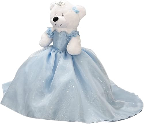 A&C Quinceañeras and More Oso de Quinceañera Osito para Quinceañera Dulce Dieciséis Centros de mesa Quinceañera Oso de peluche con flores