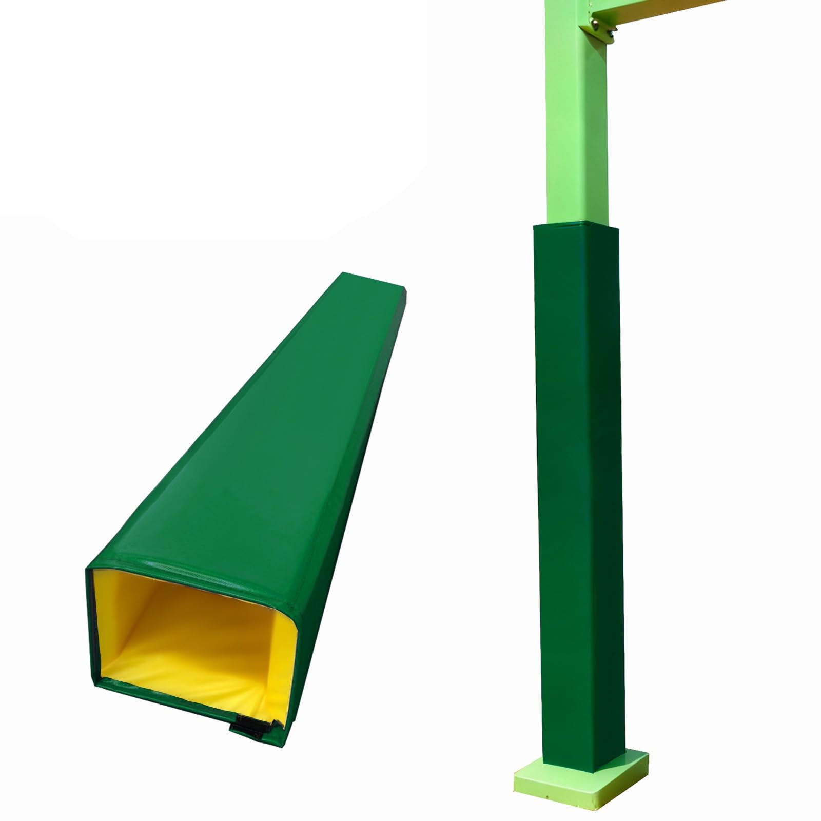 Acolchado para bastón de baloncesto al aire libre, envoltura protectora para postes cuadrados de 4 a 10 pulgadas, amortiguación para seguridad, perfecto para equipos deportivos y protección de