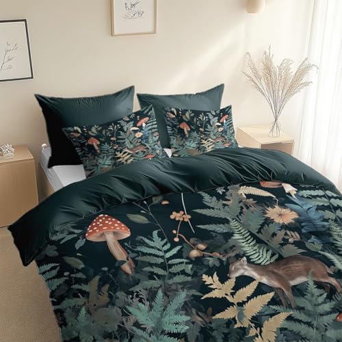 Juego de funda nórdica con estampado de calabaza de Halloween, fácil cuidado, reversible, suave, ligero, calidad de hotel, cierre de cremallera, 200 x 200 cm