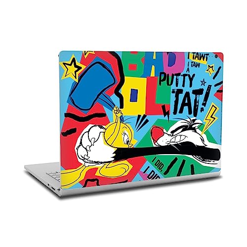 Autocollant Looney Tunes Anti-Rayures Finition Vinyle Rigide pour Surface Book 2