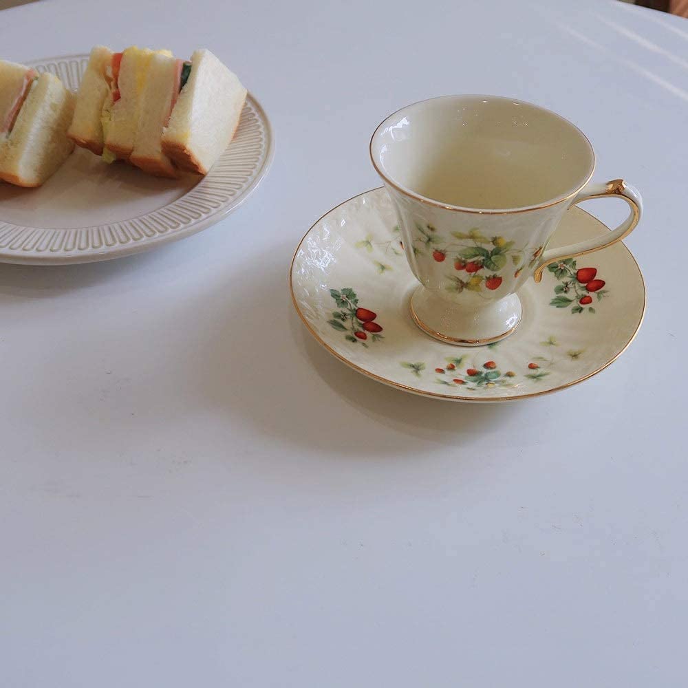 Taza de café de cerámica y platillo con Mango Cappuccino Taza Cappuccino Taza de Agua Copa de té 270 ml