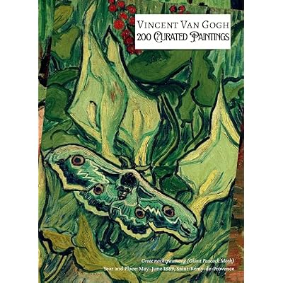 VINCENT VAN GOGH 200 Curated Paintings; Art Appreciation Book/ Coffee Table Book; eBOOK; Print Replica Format