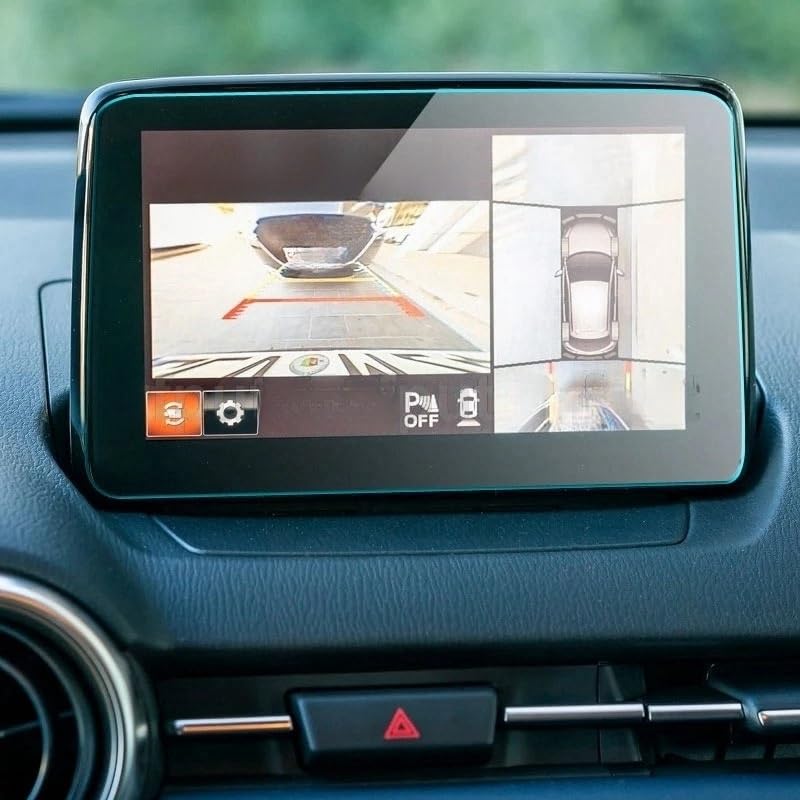 Protecteur d'écran en verre trempé pour sécuriser les trajets en Mazda 2 2020