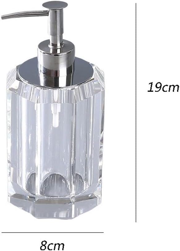 Shower Dispensers Hotel Push Bottle Dispenser Shampoo Shower Gel Wash Bathroom Premium Crystal Soap Lotion Dispenser,Bruin
