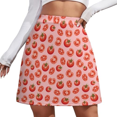 Womens Summer Mini Skirt High Waisted Short Skirt A-Line Casual Daily Skirts