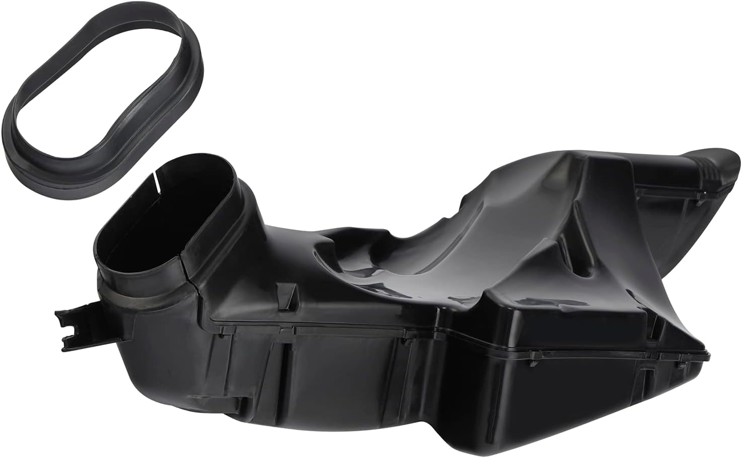 XMT-MOTO Black ABS Ram Air Tubes Duct Intake For SUZUKI GSXR600 GSX-R 750 2006-2007