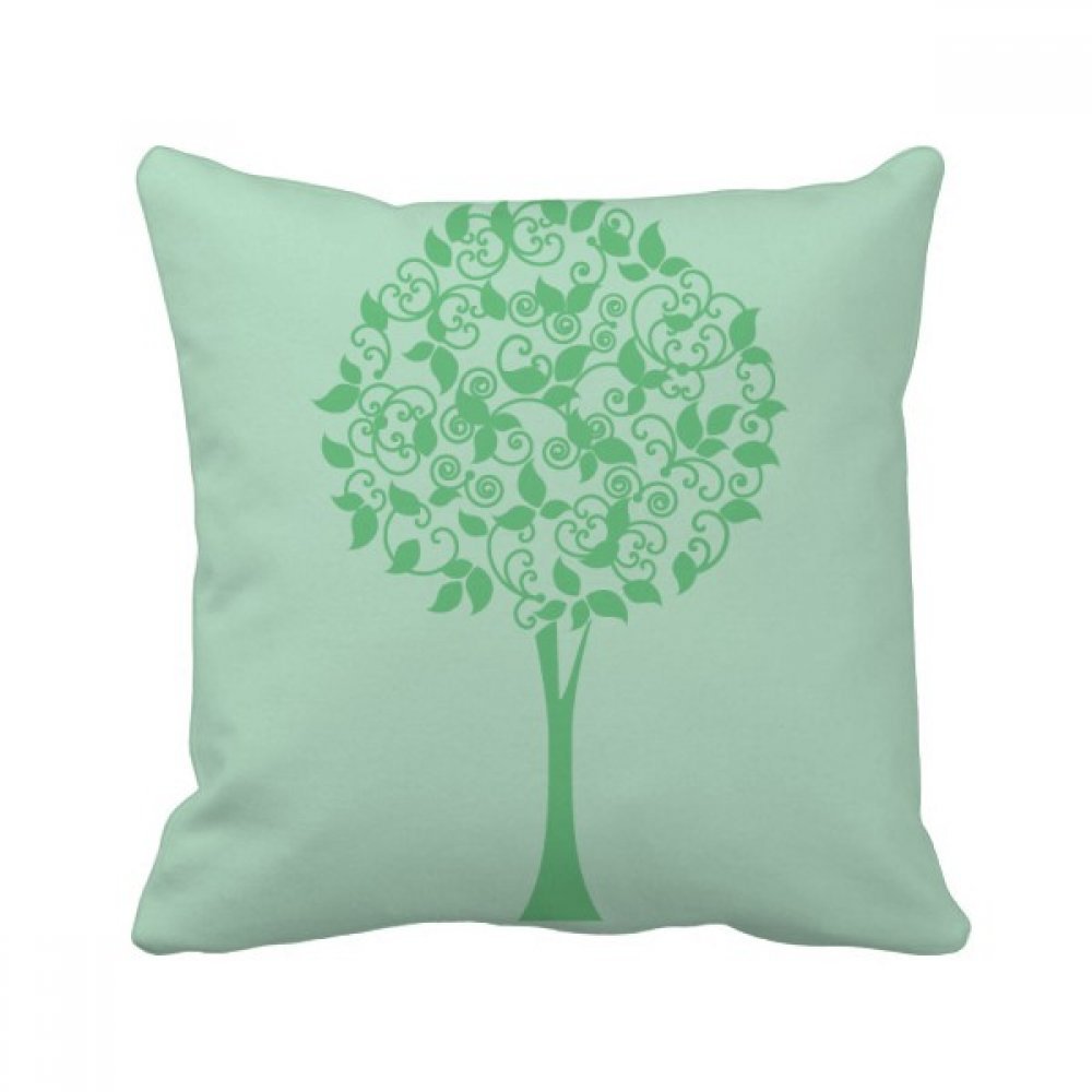 Coussin de fleur verte pour soulager le dos sur canapé ferme